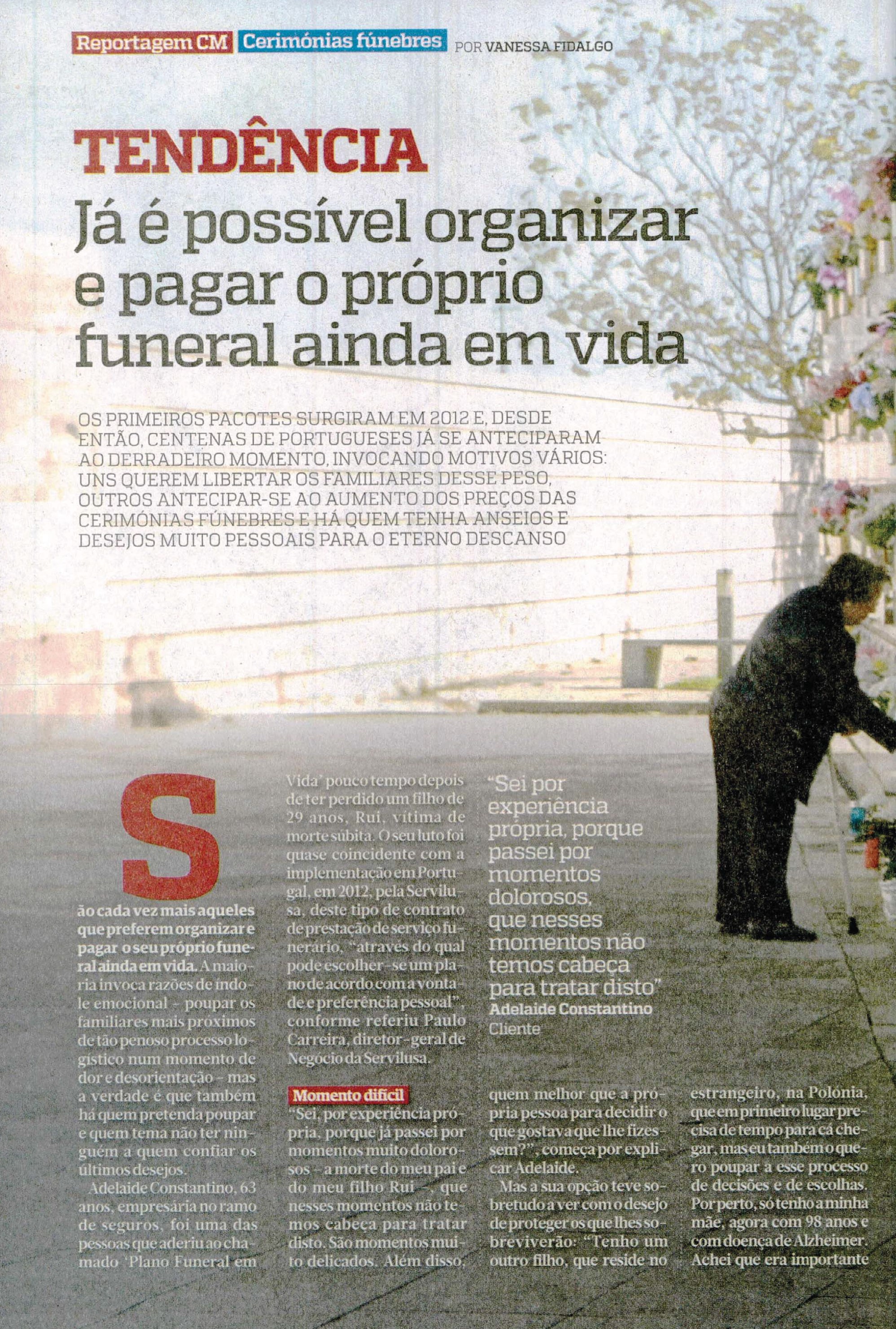 Reportagem CM | Já é possível organizar e pagar o próprio funeral ainda em vida