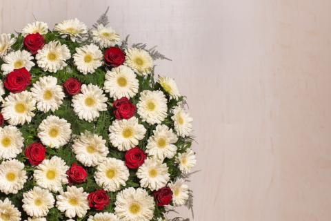 Coroa flores funeral Servilusa